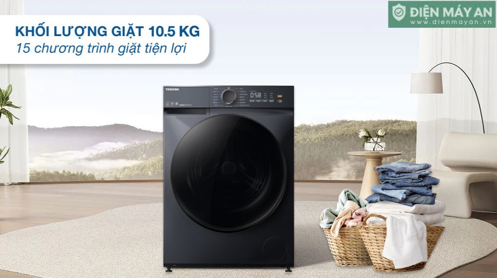 Máy Giặt Toshiba Inverter 10.5 Kg TW-T21BU115UWV(MG)